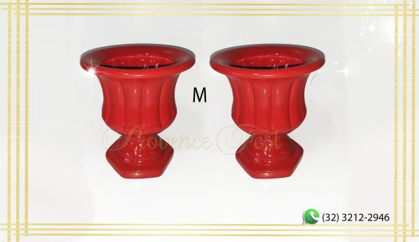 Cachepot Vermelho romano